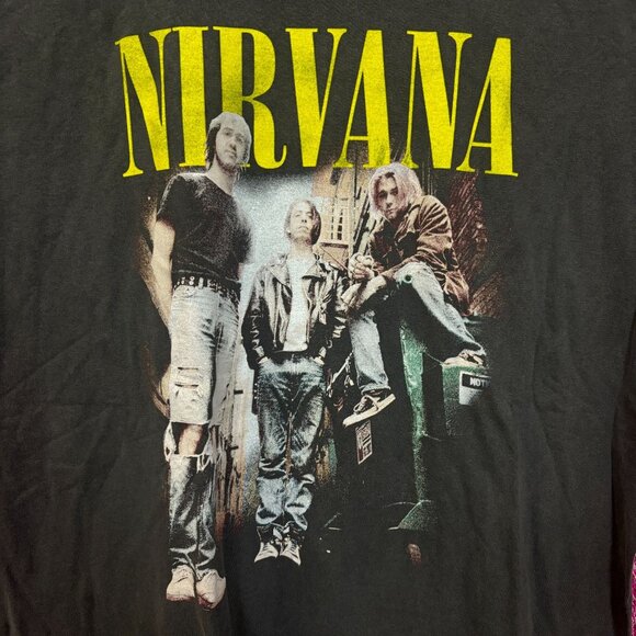 Nirvana Grunge Live Rock Tshirt size Large - Picture 2 of 4